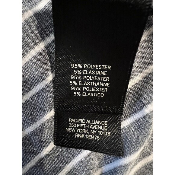 WOMENS BLACK & WHITE STRIPED SIZE XXL KENNETH COLE REACTION DRESS MSRP $89 - Picture 6 of 7